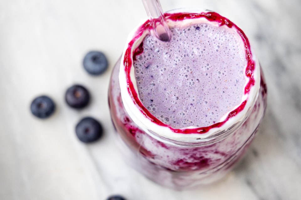 Erewhon-Inspired Berry Protein Smoothie