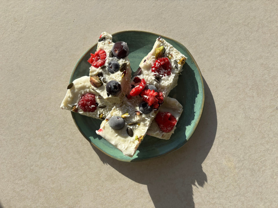 LØUCO Protein Yogurt Berry Bark: Frozen High-Protein Snack Recipe