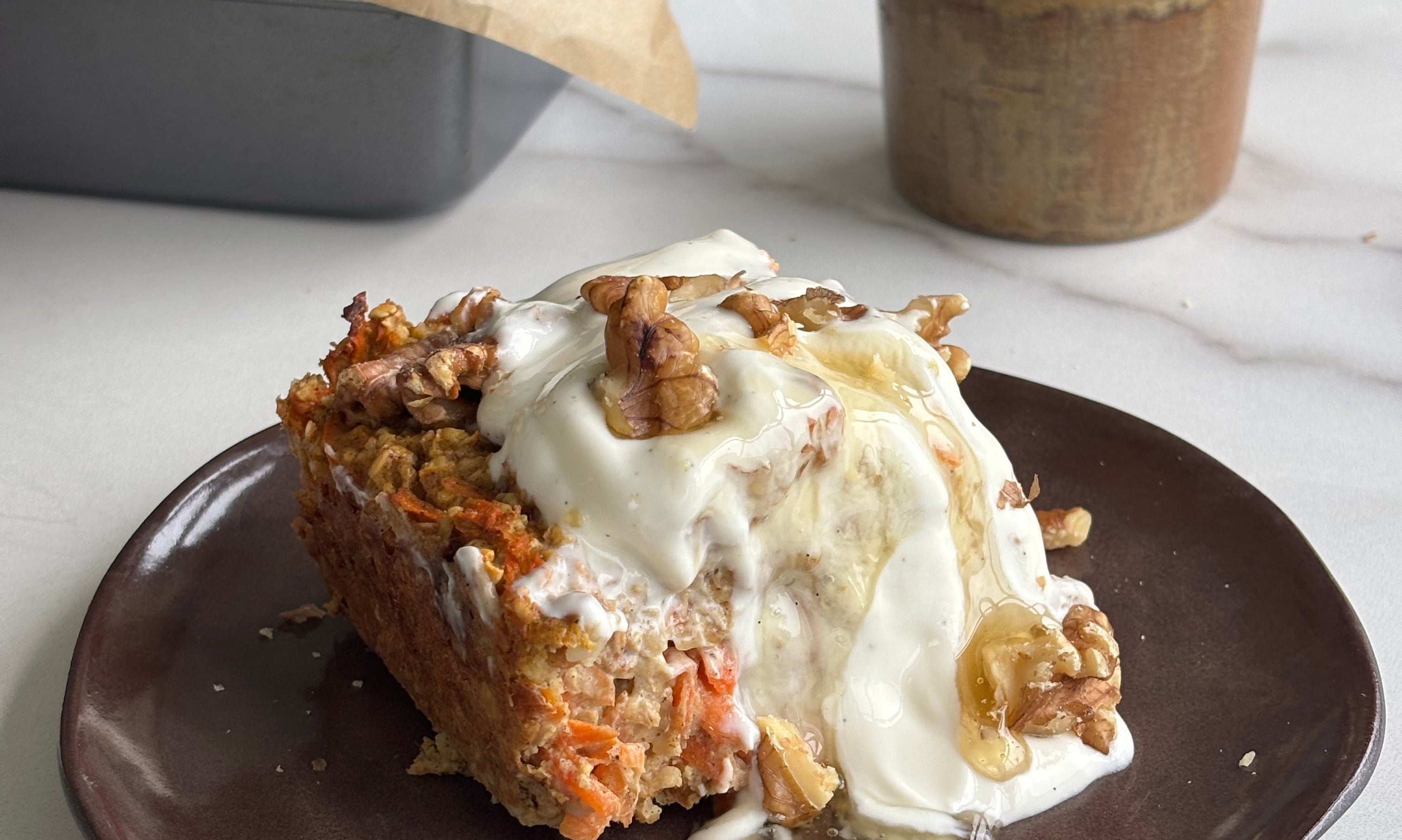 Carrot Cake Baked Oats
