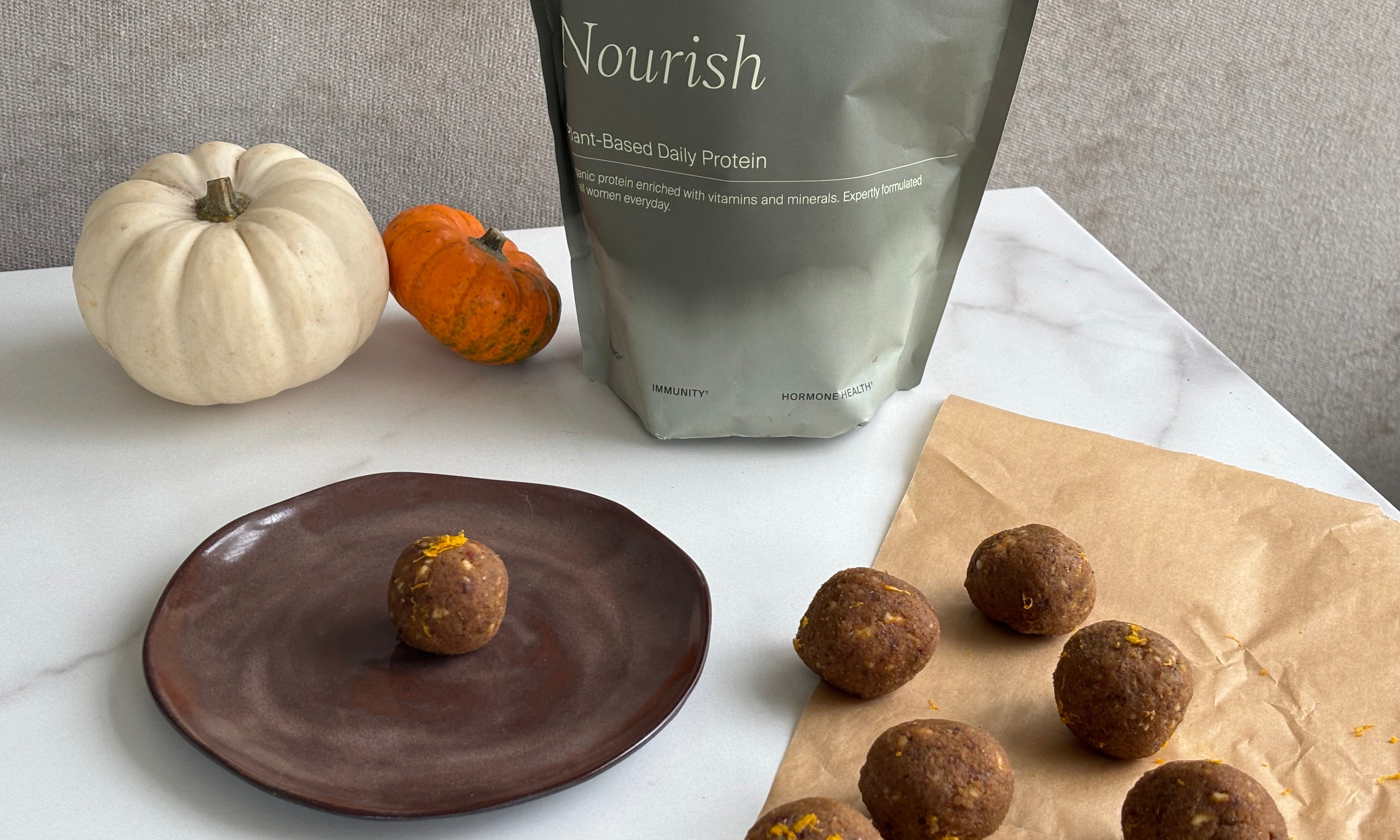 Pumpkin Spice Protein Balls (No-Bake, High-Protein, Autumn-Inspired)