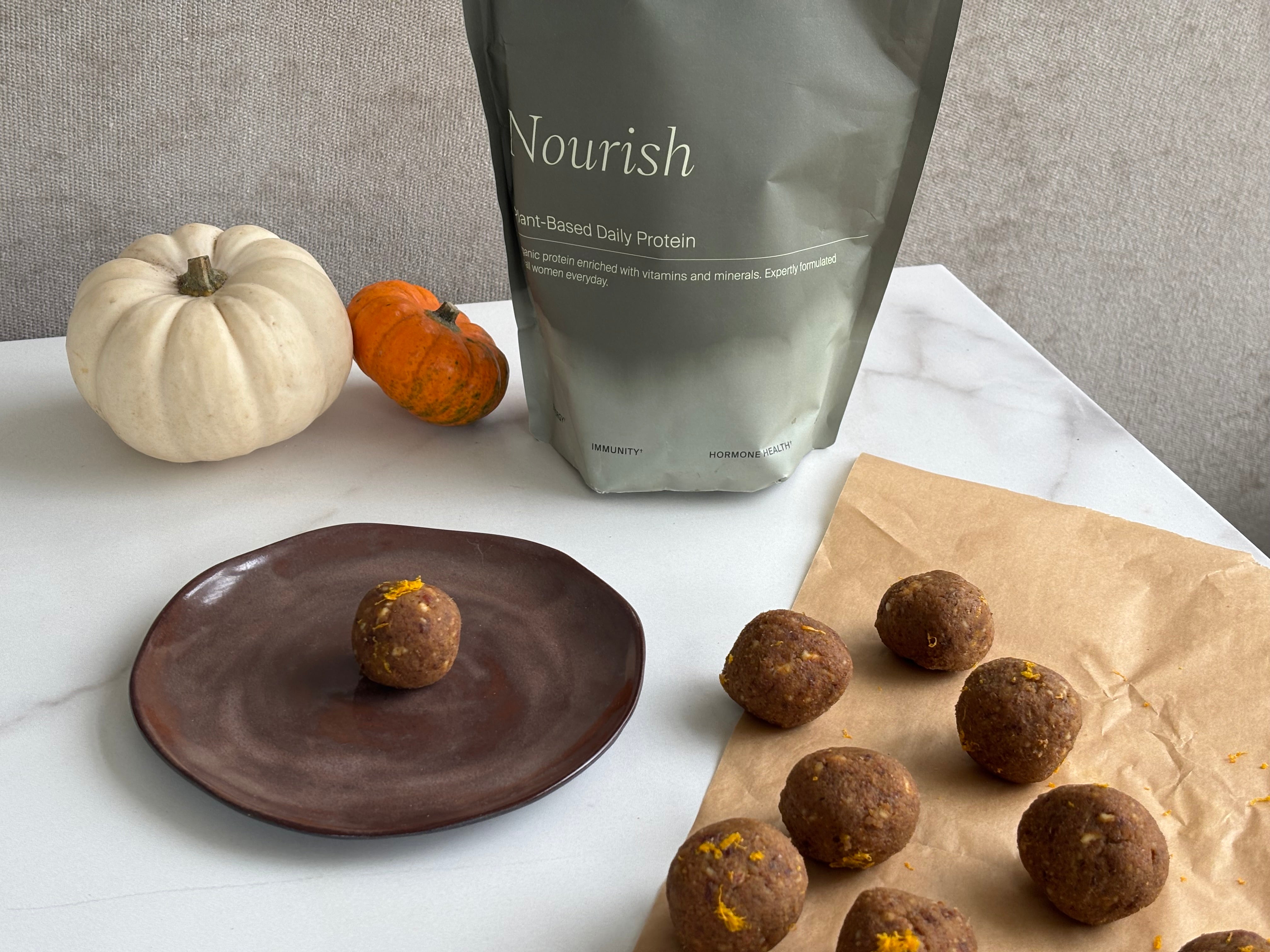 Pumpkin Spice Protein Balls (No-Bake, High-Protein, Autumn-Inspired)
