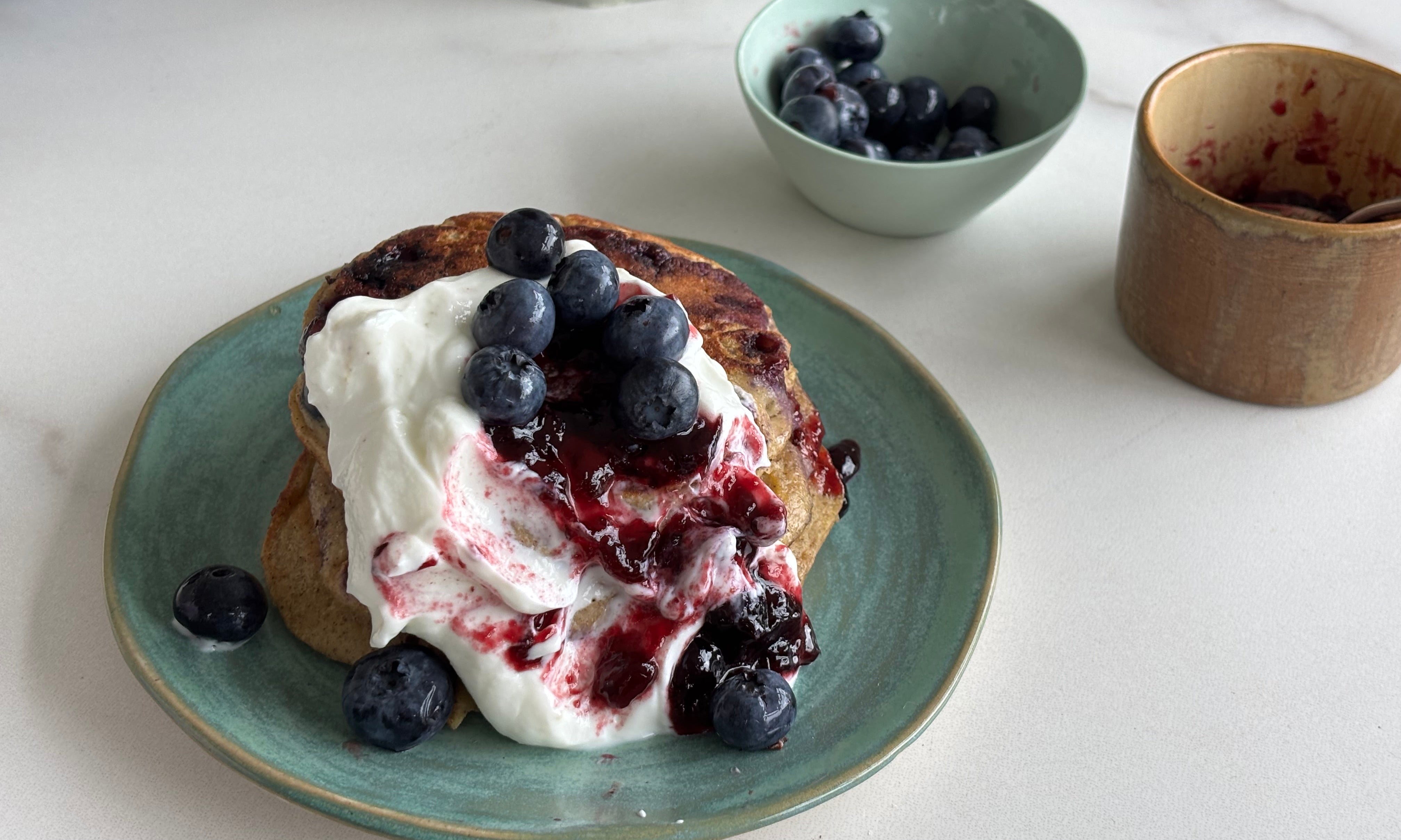 PCOS-Friendly Protein Pancakes