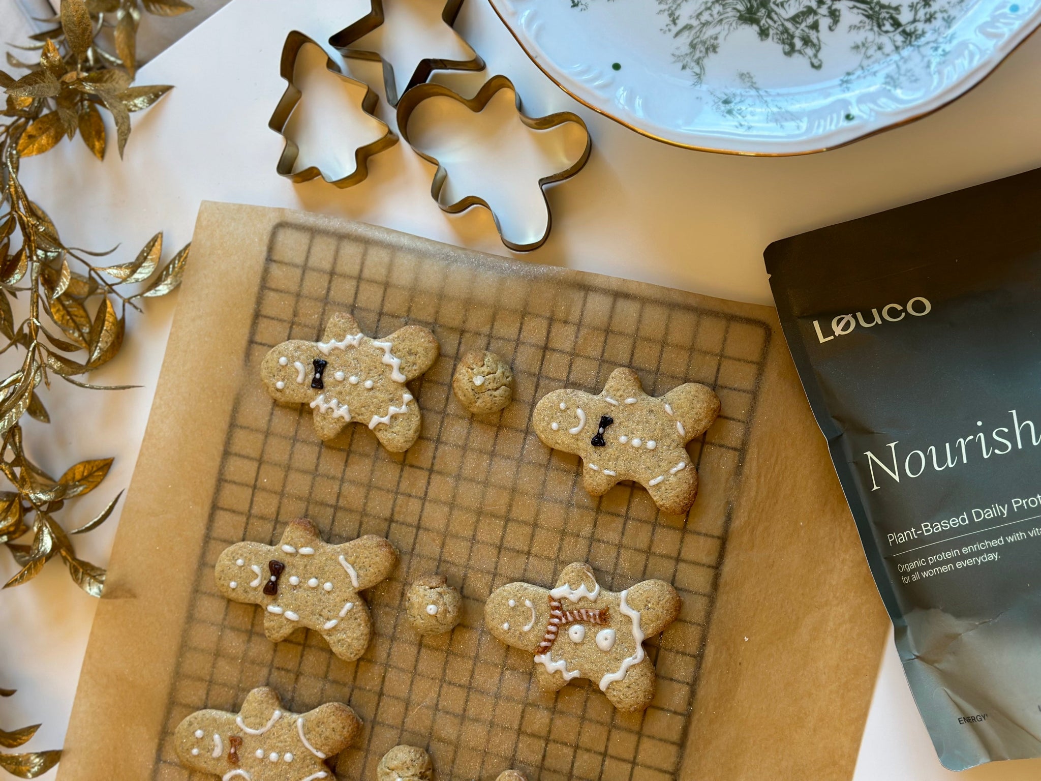 Guilt-Free Christmas Protein Shortbread Cookies | LØUCO Recipe