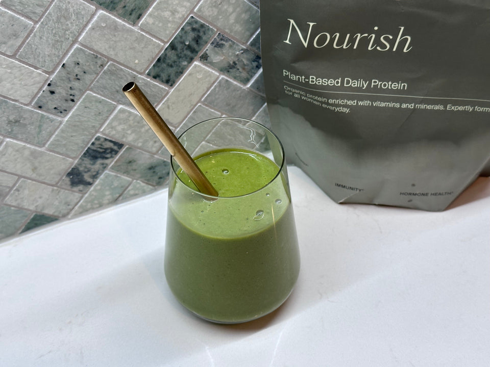 Morning Glow Smoothie with LØUCO | Vegan Protein Breakfast