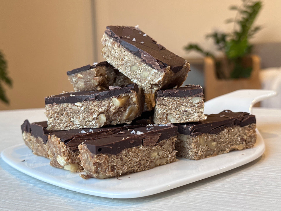 Walnut Dark Chocolate Protein Bars