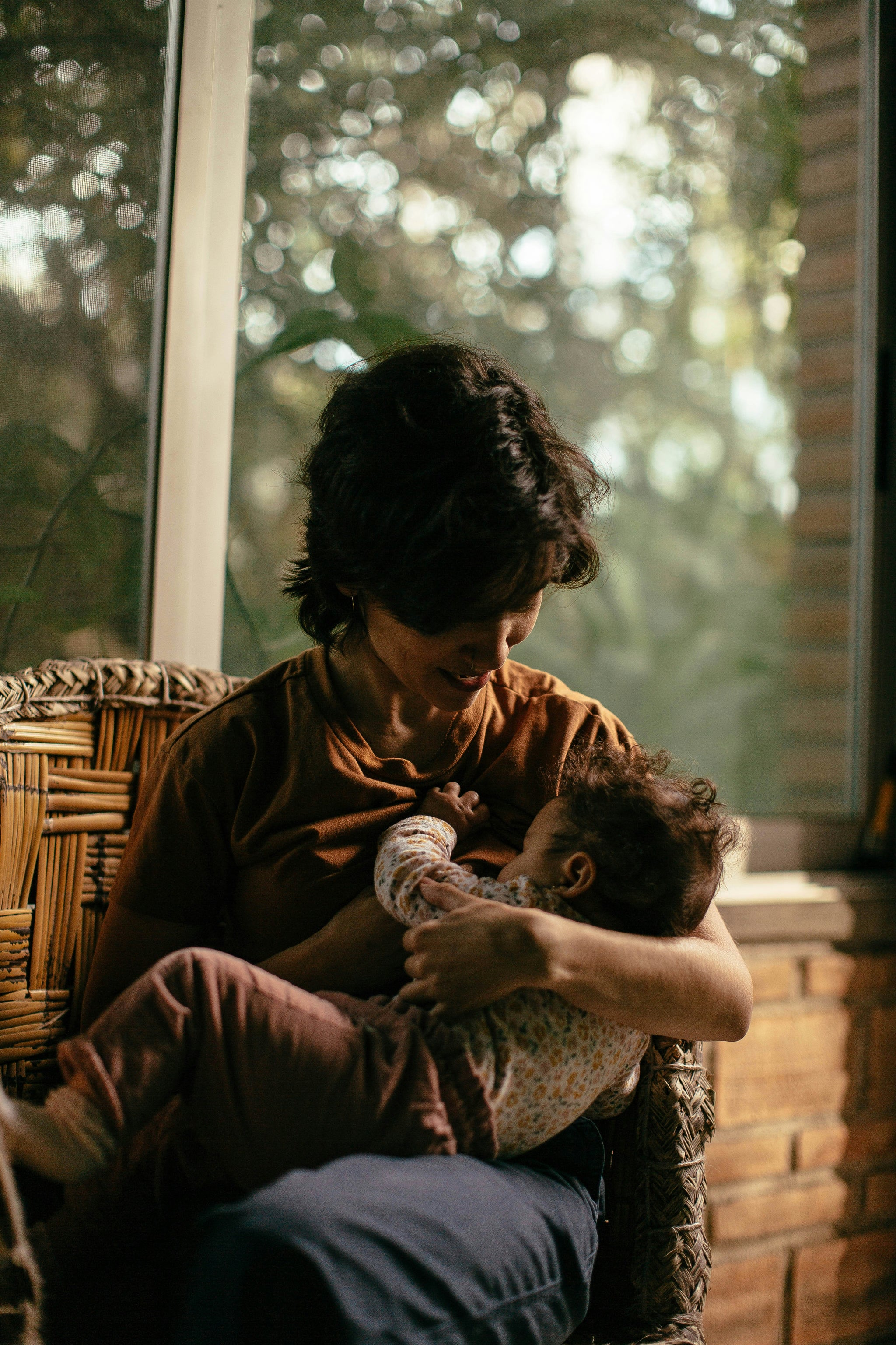 Woman breastfeeding 